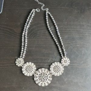 Beautiful Silver Diamond necklace